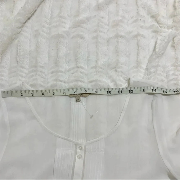 RW&CO white retro style 3/4 sleeves tunic Sz S/P - Picture 7 of 11